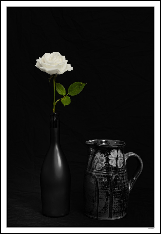 White Rose Carafe