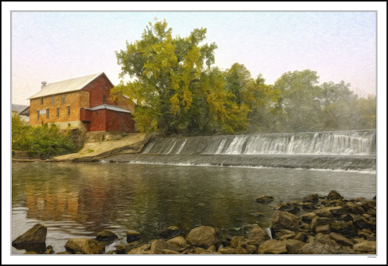 Lidtke Mill in the Morning Mist