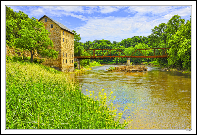 Historic Motor Mill & Restored Bridge