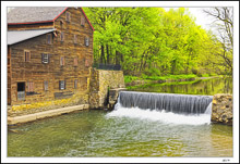 Pine Creek Mill And Mirrored Stream
