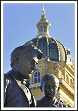 Abe and Tad at the Capitol