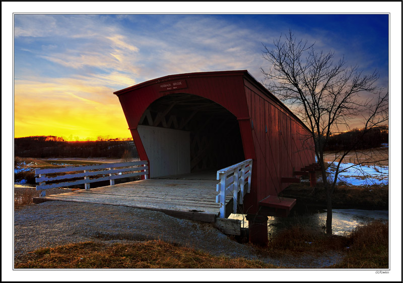 Hogback Bridge At Sunset