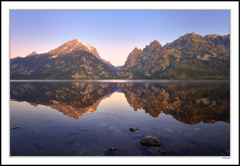 Cascade Canyon Across Jenny Lake - Grand Tetons