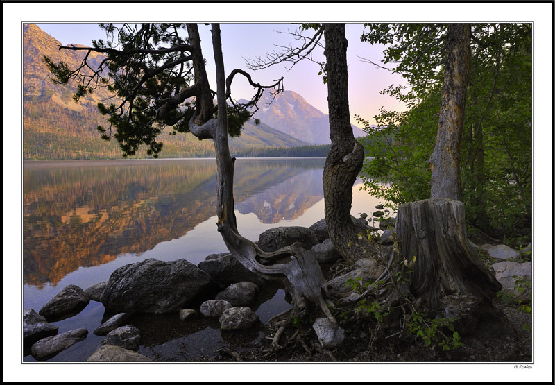 Jenny Lake Shoreline North to Rockchuck Peak