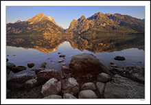 Cascade Canyon Across Jenny Lake - Grand Tetons