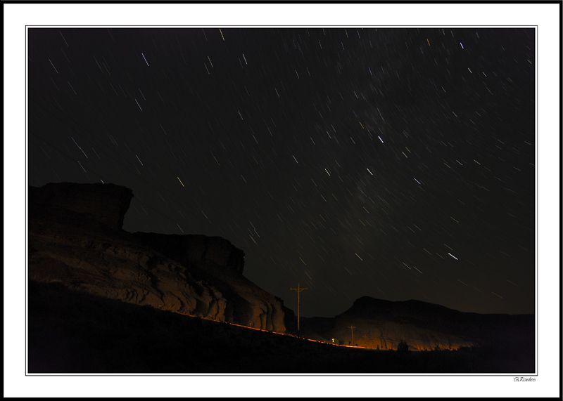 Starry Starry Night Over A Wyoming Highway