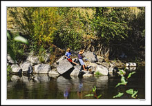 An Americana Moment On A Hidden Idaho Stream