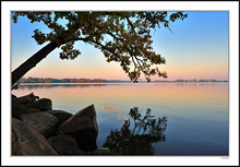 Crystal Lake Delivers A Colorful Sunset