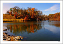 Brushy Creek Reservoir Captures Reflected Hues