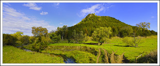 Well-Trodden Cattle Paths At The Foot Of A Volcanic Pretender