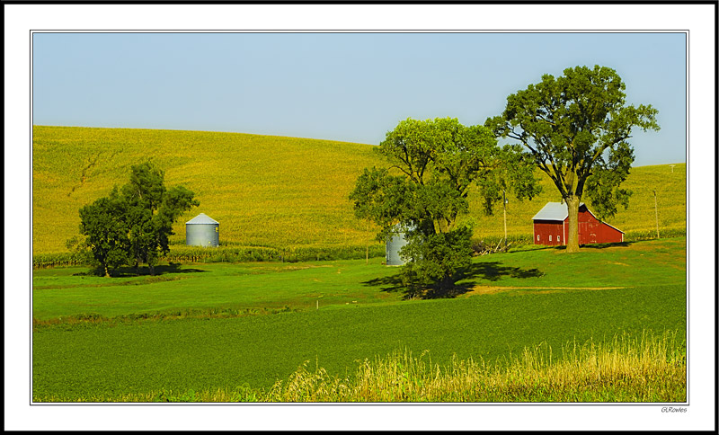 Red Barn By The Creek