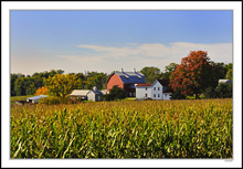 Red Barn Gets A Fall Compliment