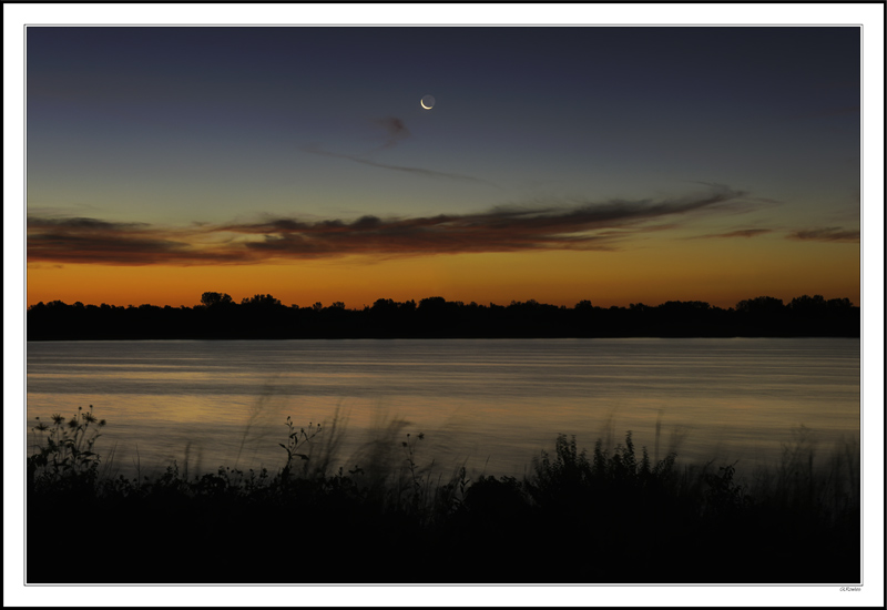 Pre-dawn Crescent Moon