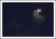 Venus Chases Morning Moon