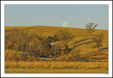 Sunrise Moonset Horizon