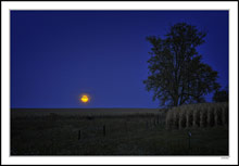 Harvest Moon Slides Through Clouds I