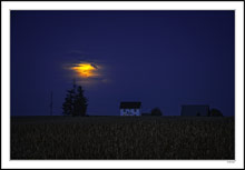 Harvest Moon Slides Through Clouds II