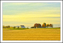 A Grant Wood-esque Farmland