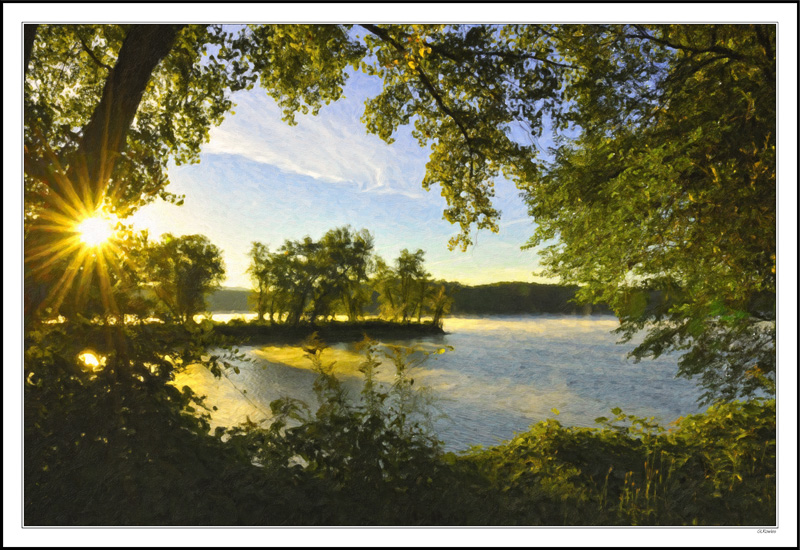 Naturally Framed Sunrise