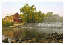 Foggy Morning Mill