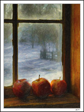 Barn Window - Winter Fruit I