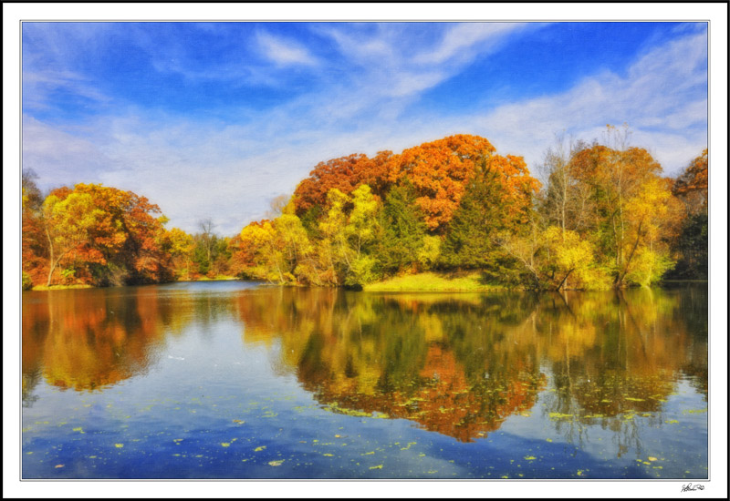 Autumn Sky And Waters