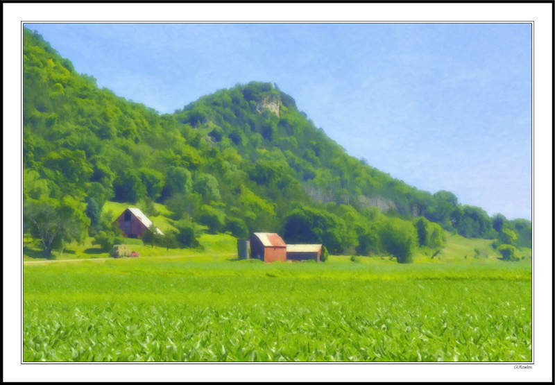 Limestone Slopes and Summer Crops