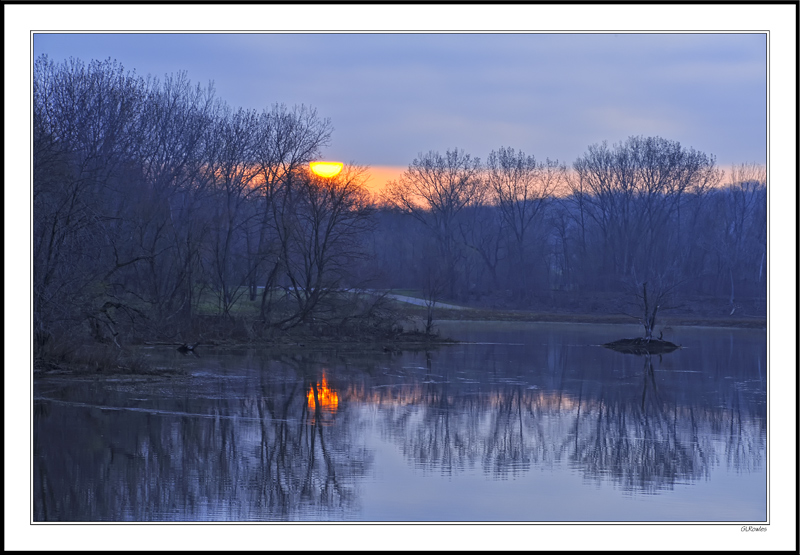 Fire on the Pond