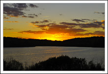 Last Glorious Light Over Volga Lake