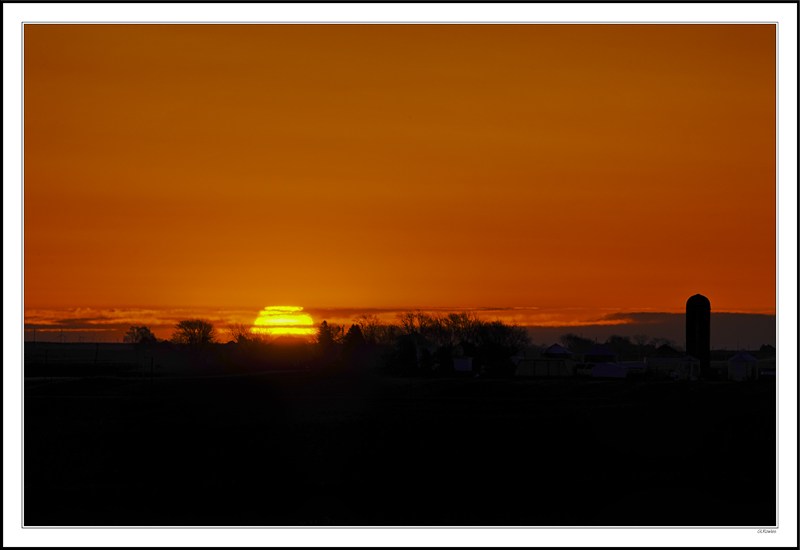 Rusty Red Sunrise