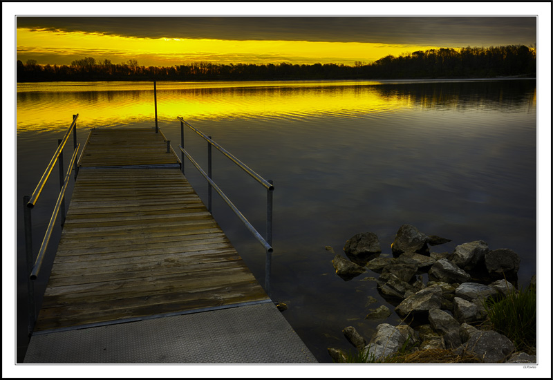 Dawn Splashes On Big Creek Lake