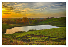 First Light Sets Pond Aglow