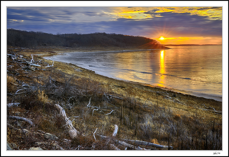 Sunrise Flanks The Bluff Blockade