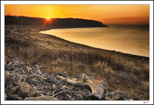 Dawn Glows Across The Lakeshore