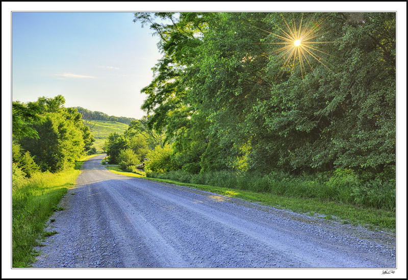 Driving Into Sunrise