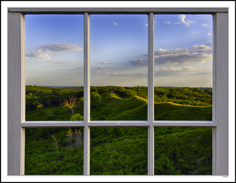 Through My Window - Loess Hills Hogback