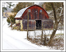 Winter At The Shoeing Barn