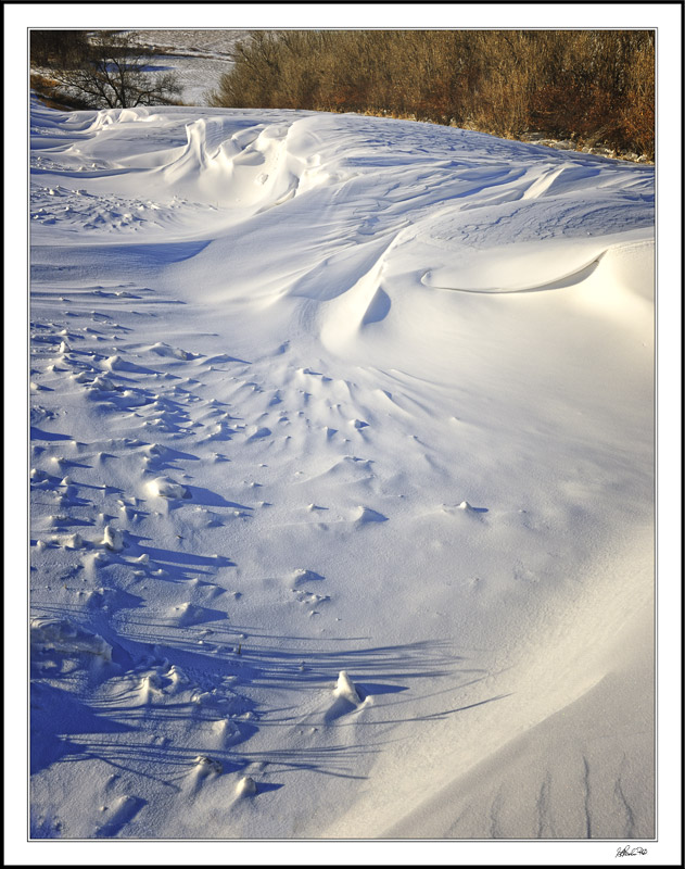 Rural Iowa's Wondrous Snow Dunes II