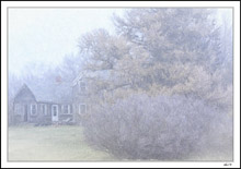 Forlorn Farmhouse Becomes A Fog-Shrouded Chalet