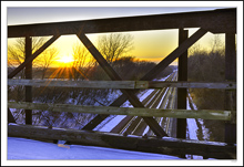 Retreating Lines In Sun and Rail