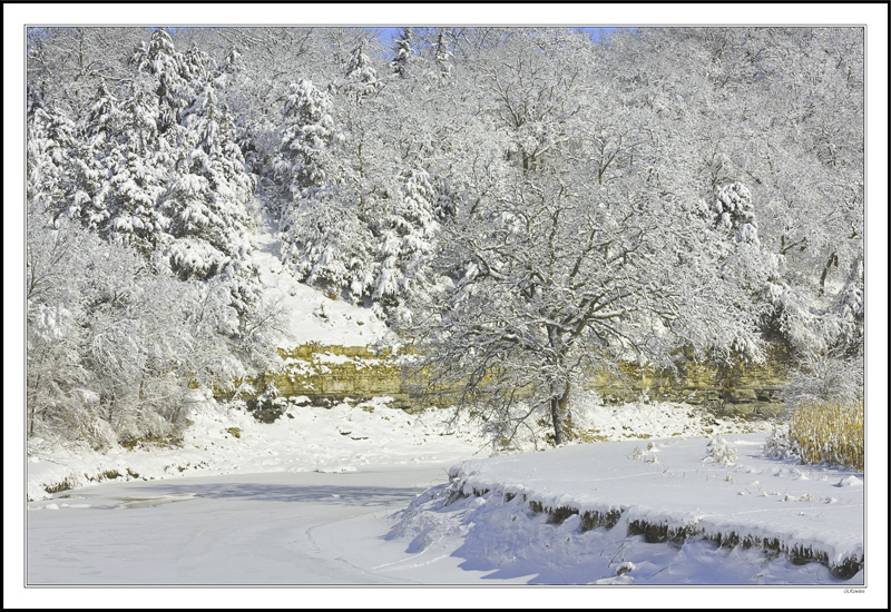 Deep Winter Middle River Bend