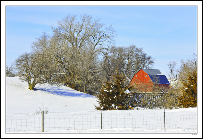 Red Barn At The Trestle