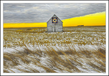 A Wind-Blown Cloud Cover Races Across The Farmscape