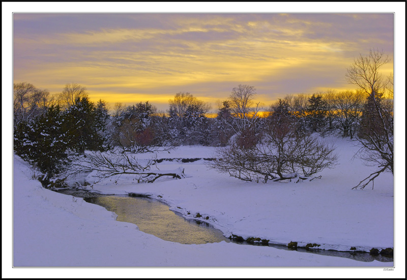 Sunset's Mirrored Glow