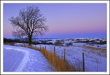 A Band Of Alpenglow At The Bend