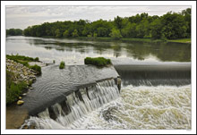 Spring's Turbulent Runoff at Marble Rock I