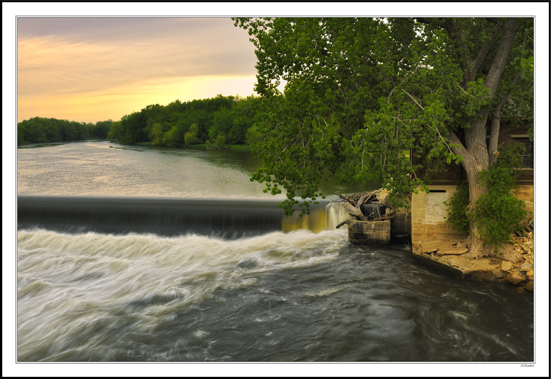 Spring's Turbulent Runoff at Marble Rock III