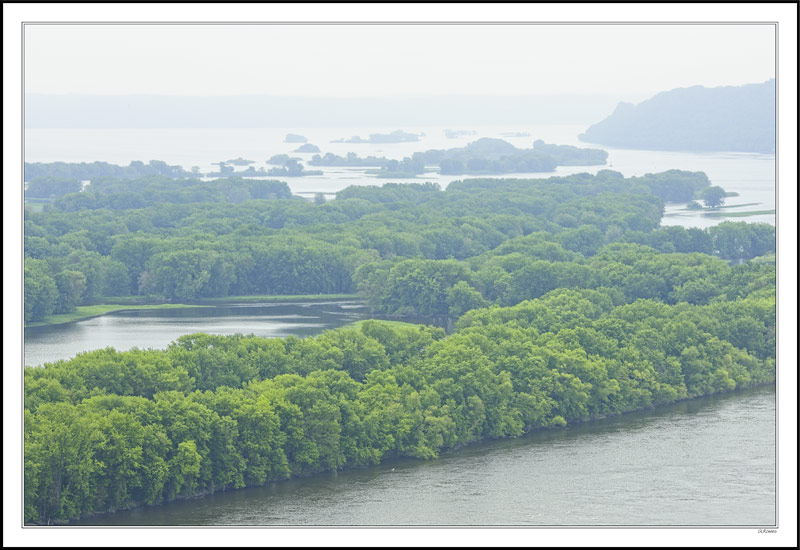 The Mississippi Wanders Off Into the Fog