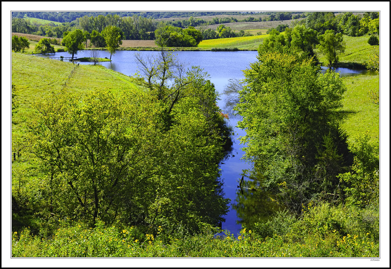 Blue Sky Fishing Hole