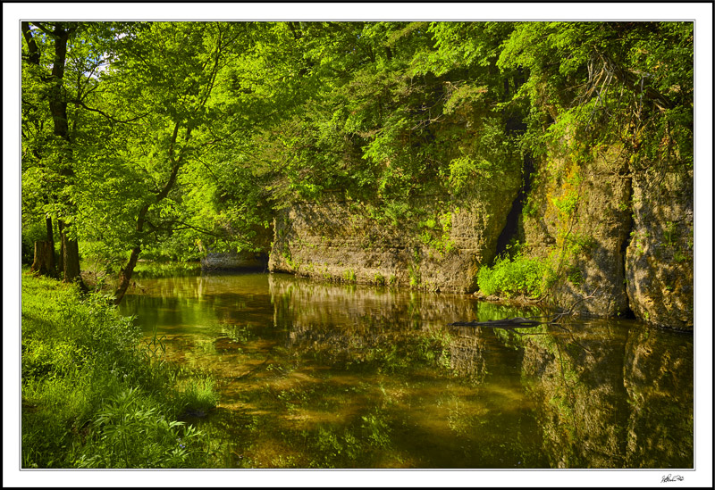 Sunrays On Otter Creek Bluffs
